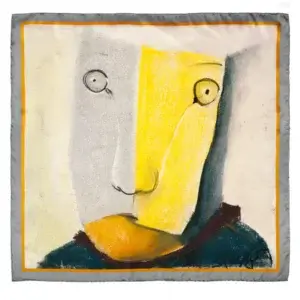 Šilko satino skarelė „Gerumas“