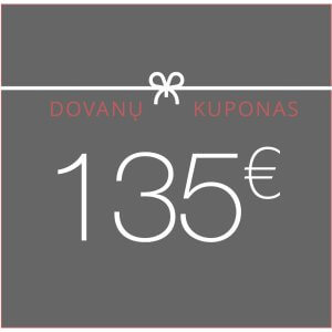135 Eur vertės dovanų kuponas