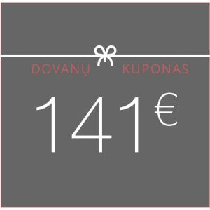 141 Eur vertės dovanų kuponas