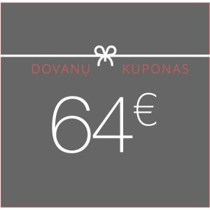 64 Eur vertės dovanų kuponas