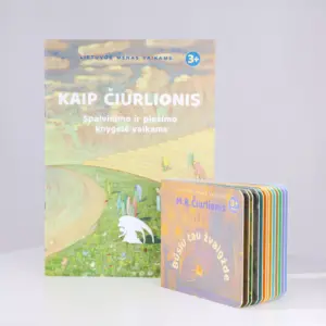 Knygelių komplektas „Būsiu tau žvaigžde” + „Kaip Čiurlionis”