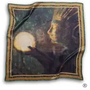 Šilkinė skara – „Bičiulystė“-001