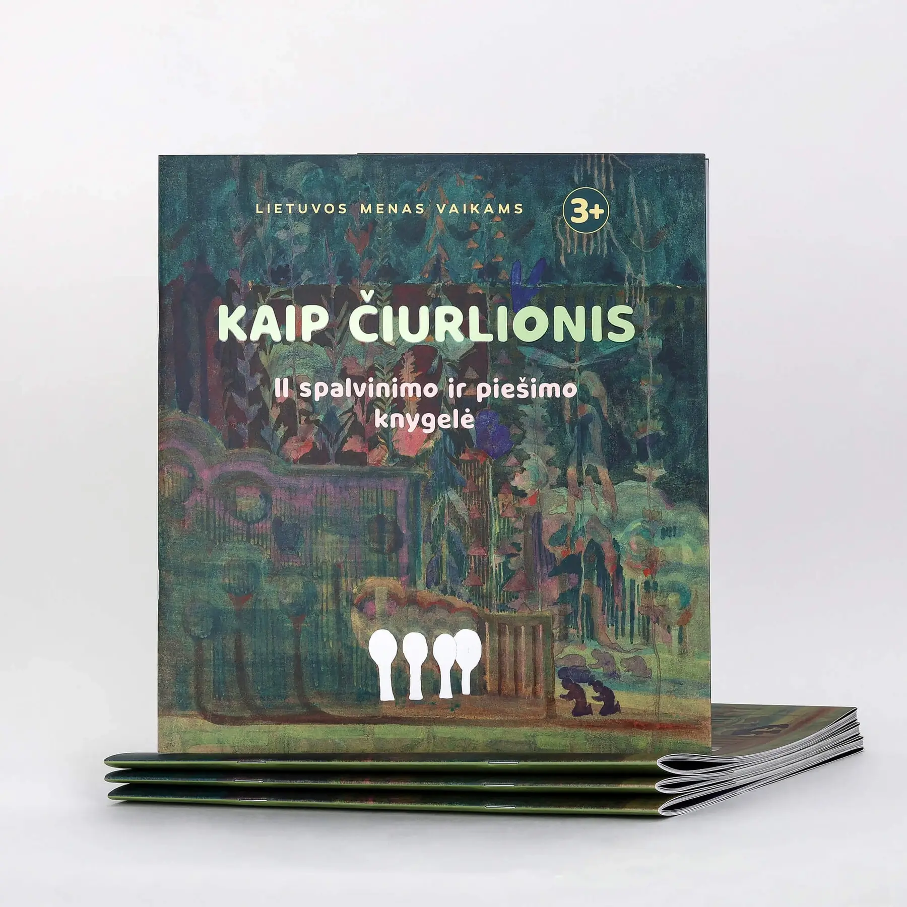 Spalvinimo ir piešimo knygelė „Kaip Čiurlionis”. II-001