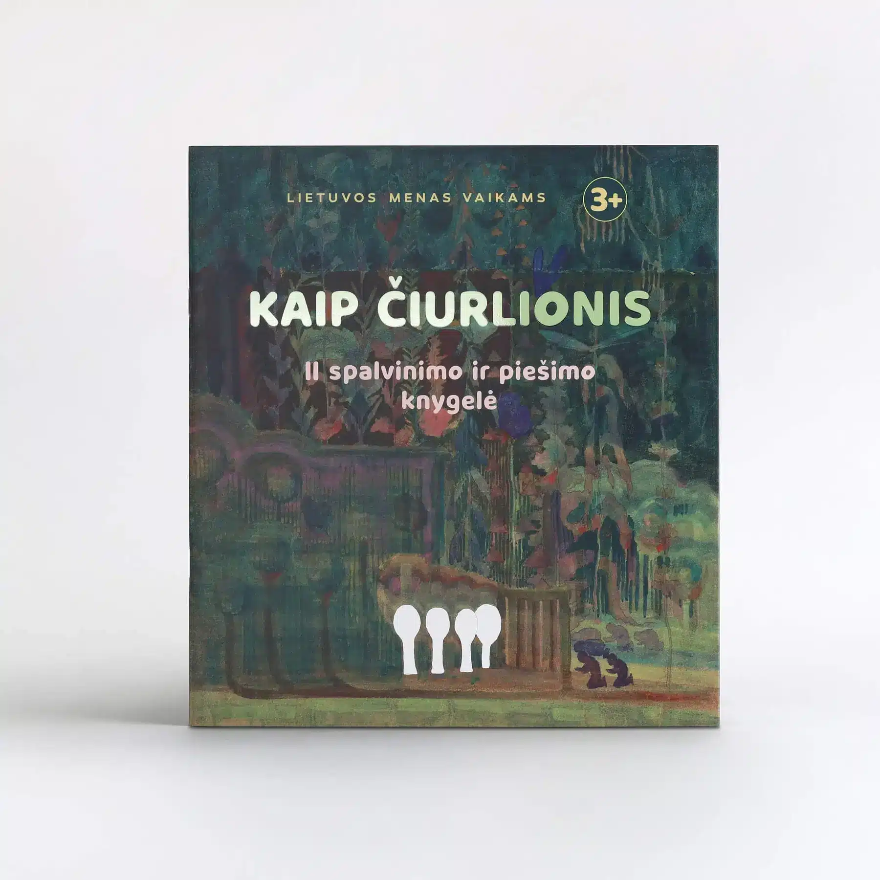 Spalvinimo ir piešimo knygelė „Kaip Čiurlionis”. II-002