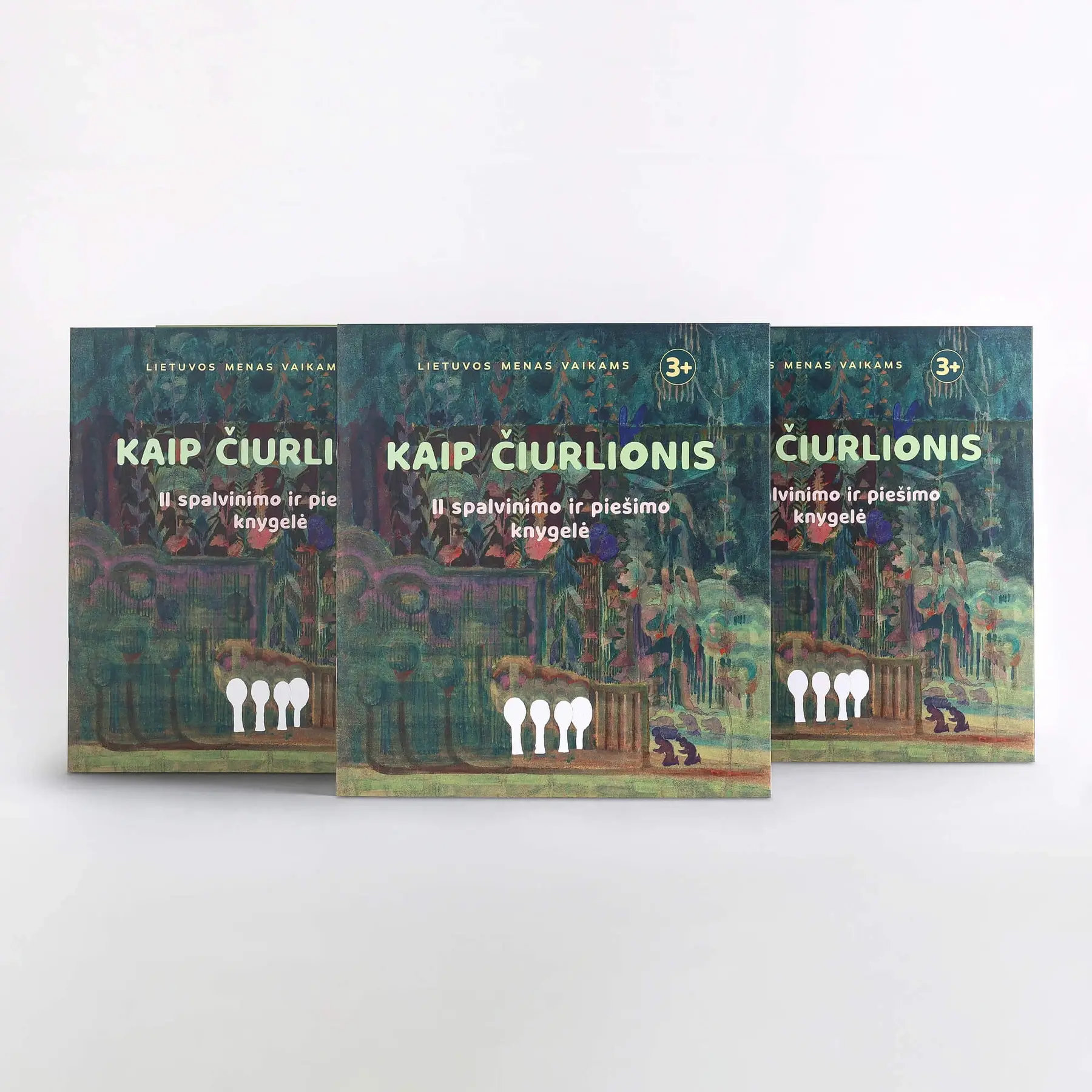 Spalvinimo ir piešimo knygelė „Kaip Čiurlionis”. II-003
