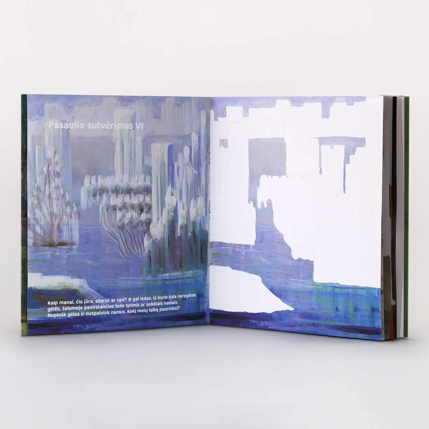 Spalvinimo ir piešimo knygelė „Kaip Čiurlionis”. II-005