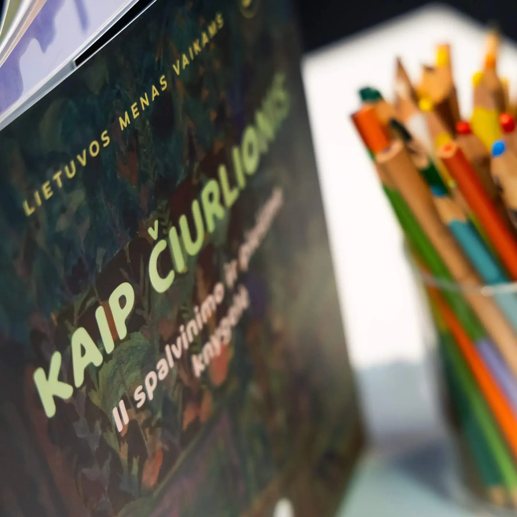 Spalvinimo ir piešimo knygelė „Kaip Čiurlionis”. II-006