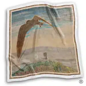 Šilkinė skarelė – „Pasaka. Karalaitės kelionė“-001